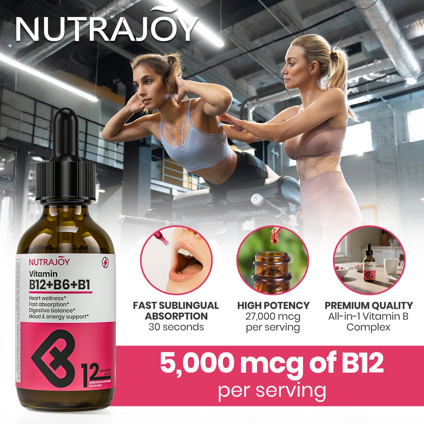 MONTUE Vitamin B12 Liquid Drops