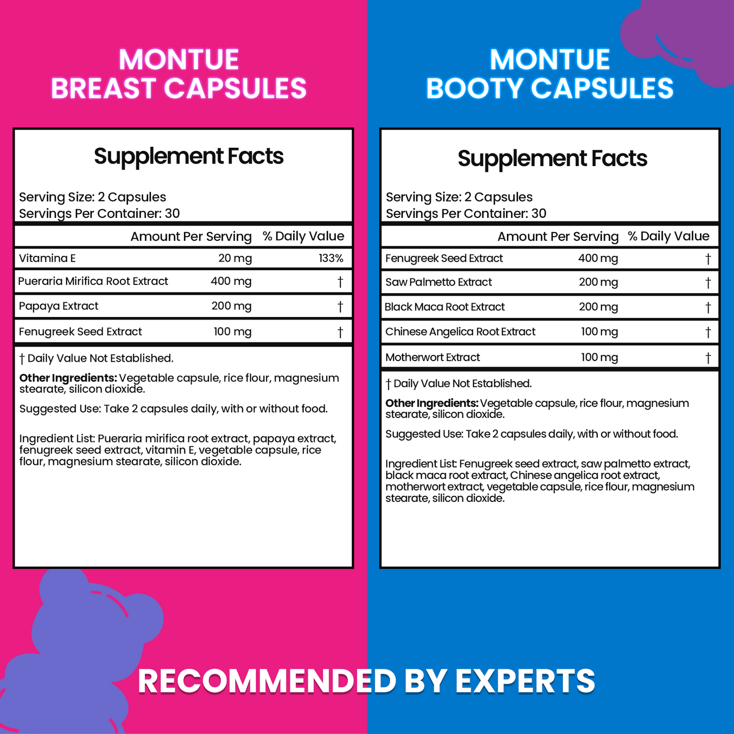 MONTUE Womens Fitness Supplement Capsule