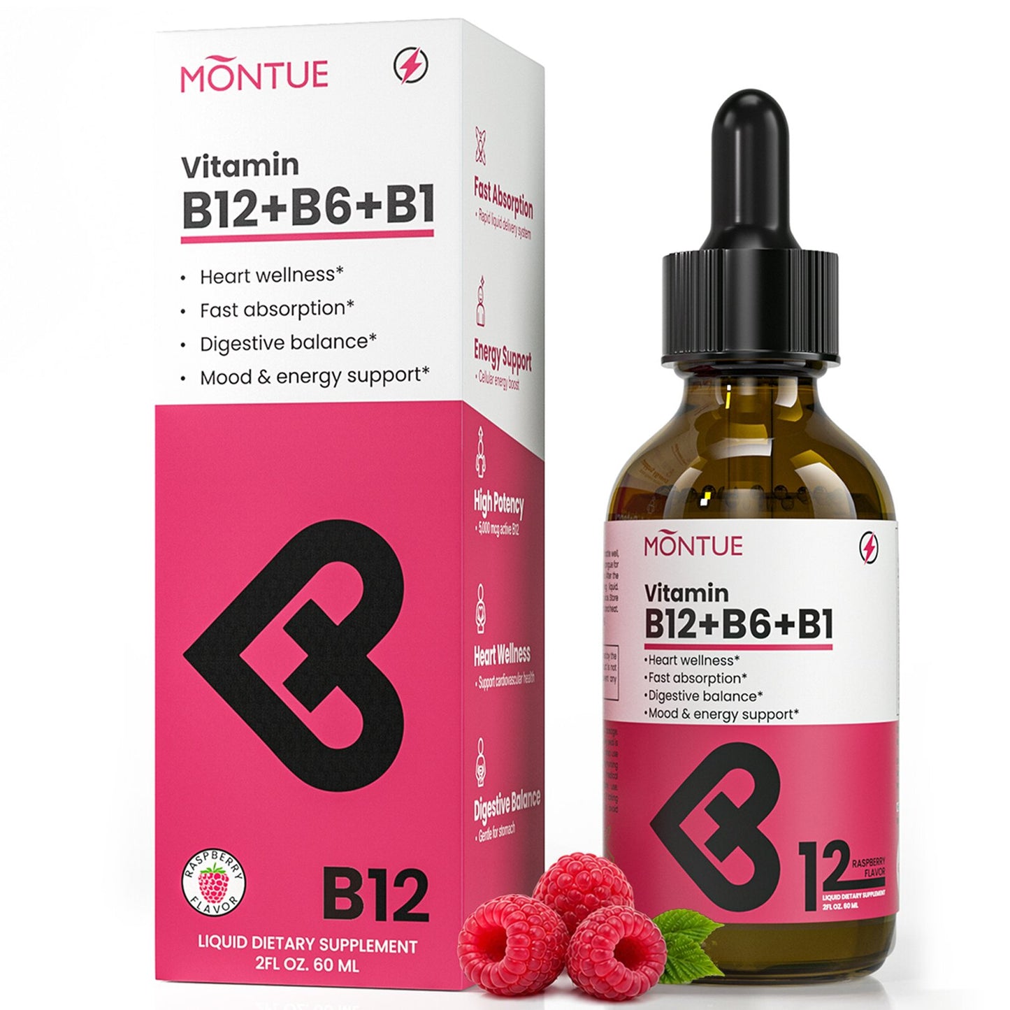 MONTUE Vitamin B12 Liquid Drops