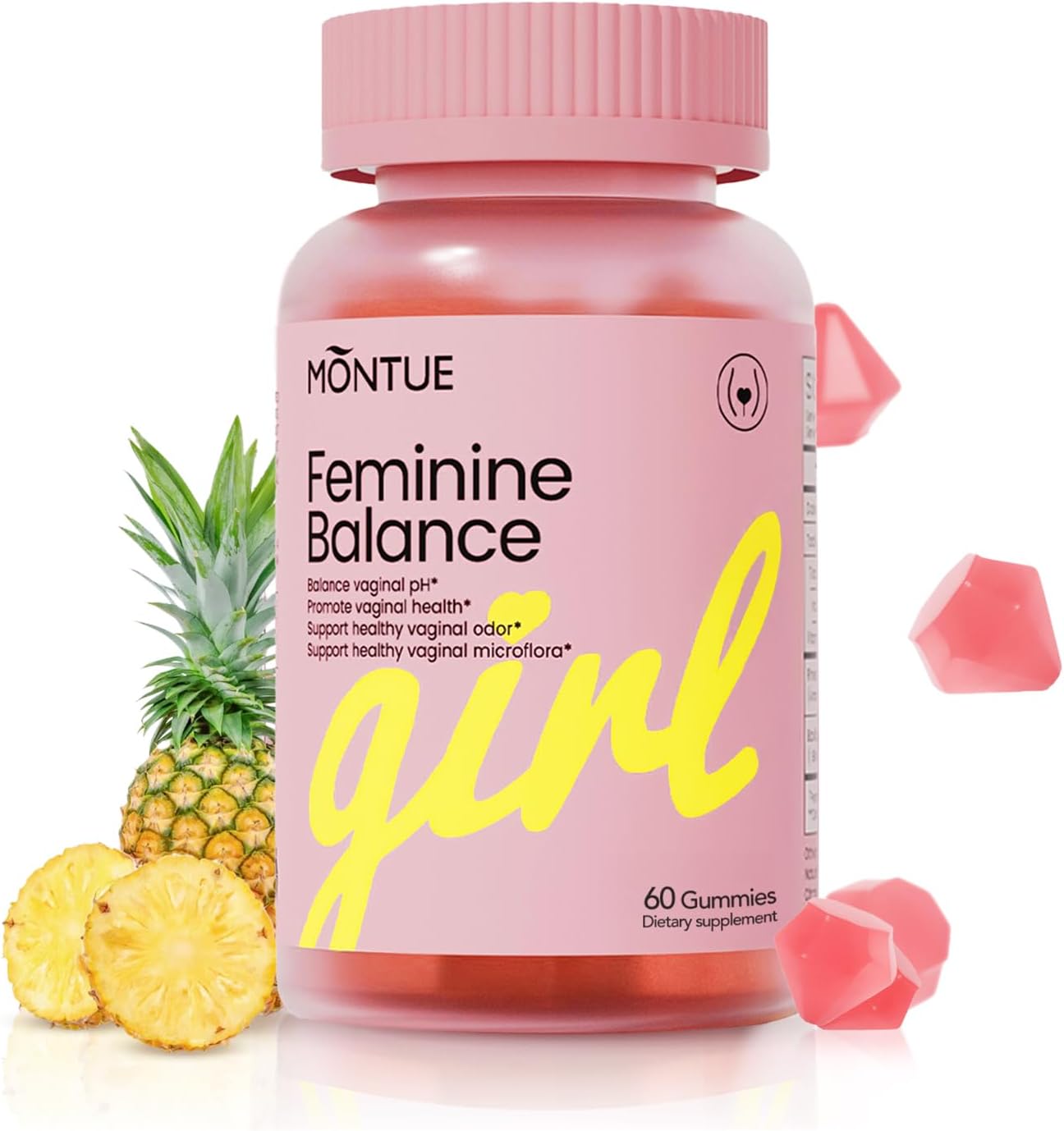 Feminine Balance Probiotic Gummies – pH & Immune Support
