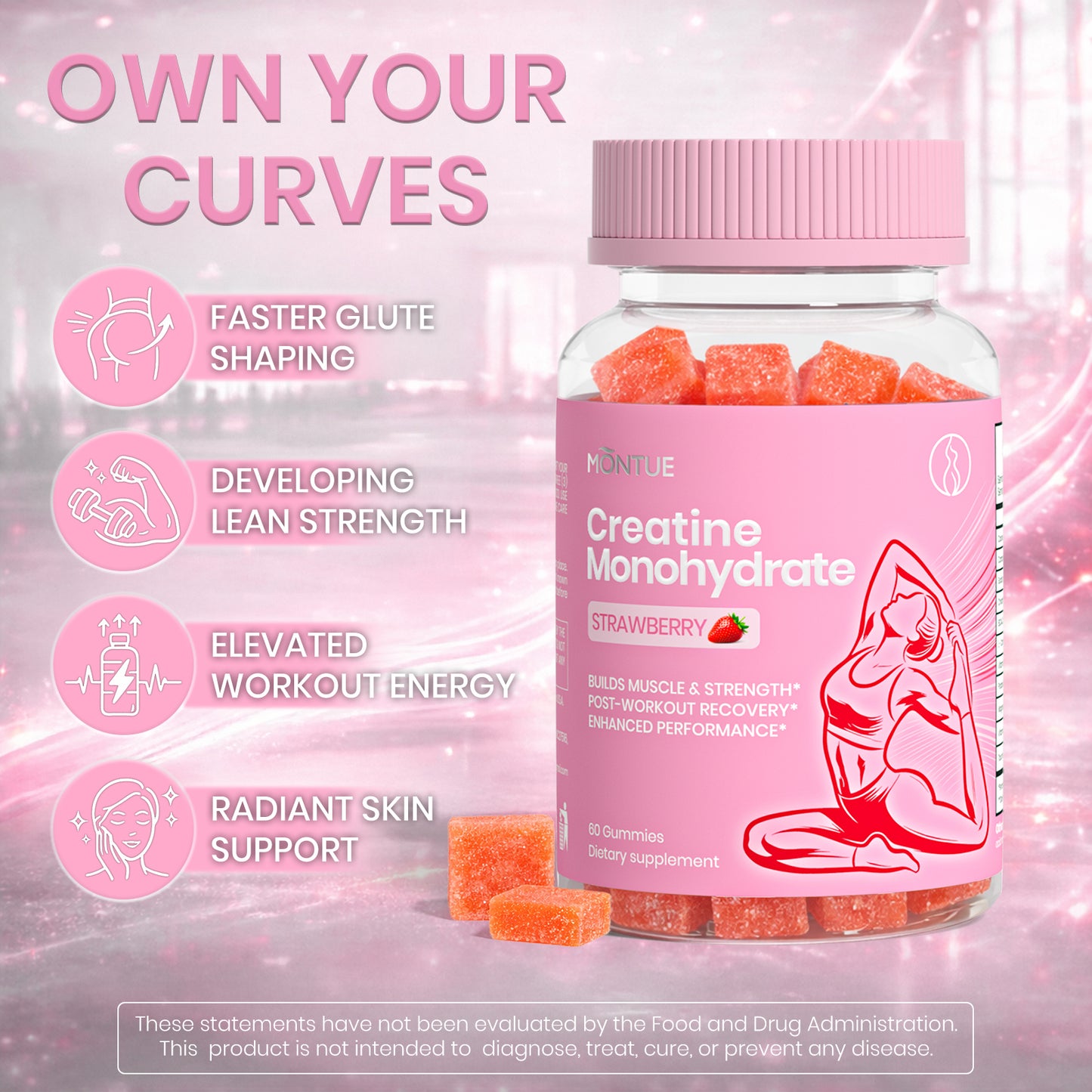 MONTUE CREATINE MONOHYDRATE 30ct