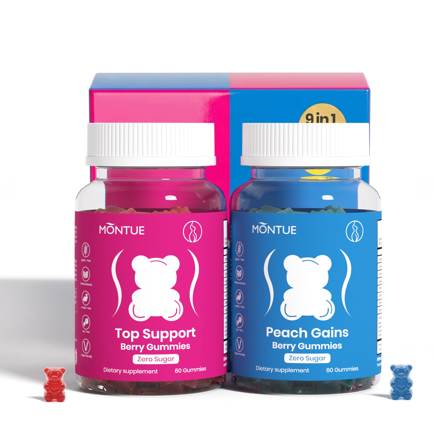 Montue Women's Wellness Capsules - Herbal Formula with Maca, Fenugreek, and Fennel, 16 Botanical Extracts and Essential Vitamins