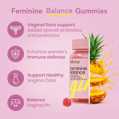 Feminine Balance Probiotic Gummies – pH & Immune Support