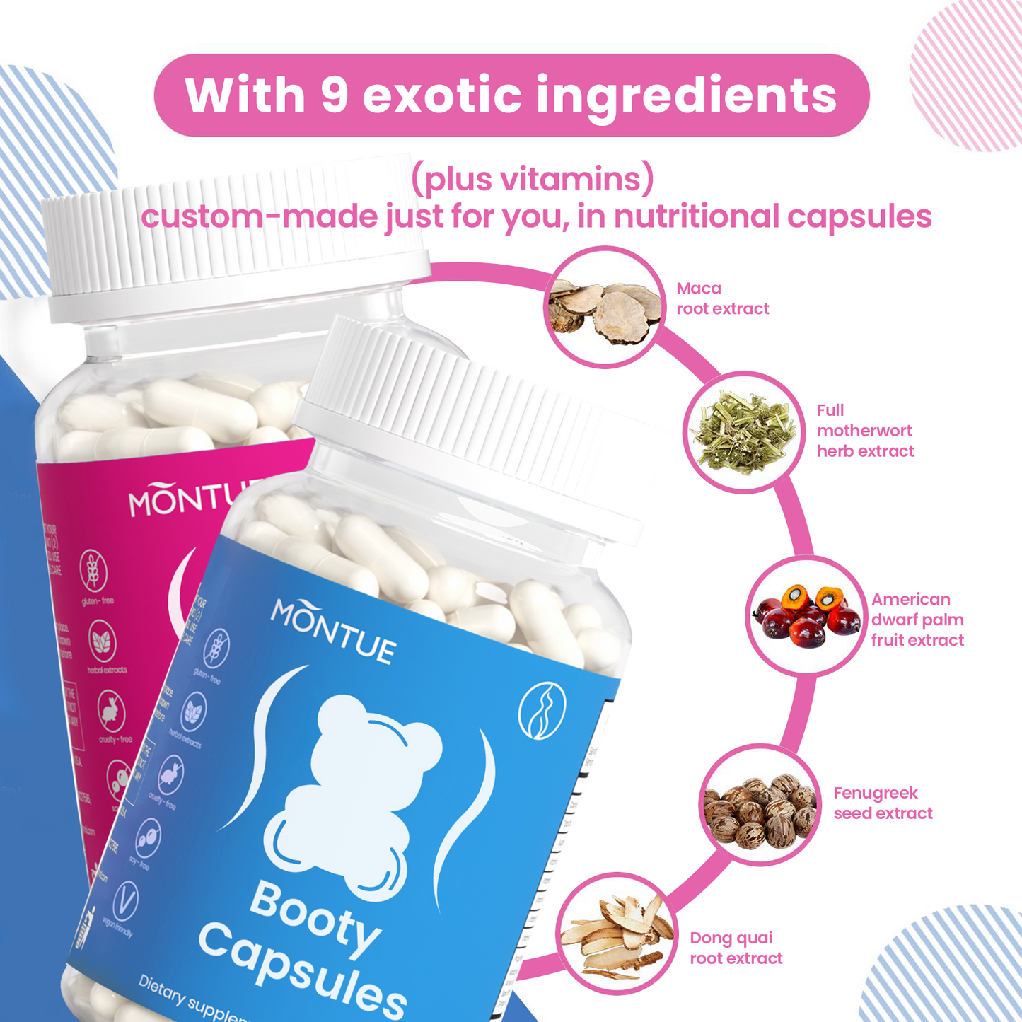MONTUE Womens Fitness Supplement Capsule