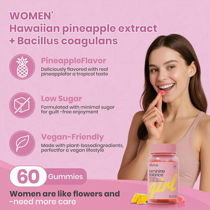 Feminine Balance Probiotic Gummies – pH & Immune Support