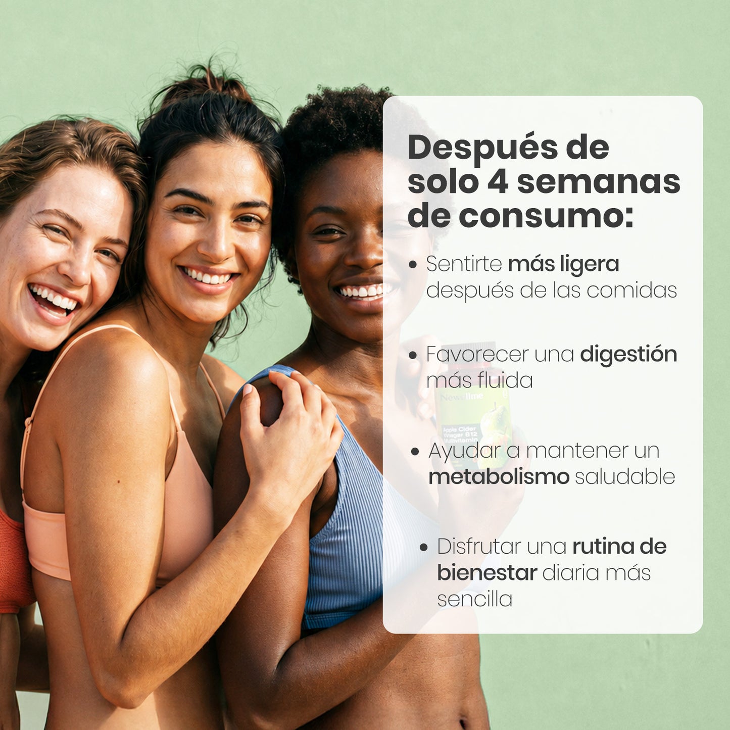 Montue Gomitas de Vinagre de Manzana ACV con Vitamina B12 y Probióticos – Apoyo para el Bienestar Digestivo, Metabolismo y Rutina Diaria, Sabor Delicioso