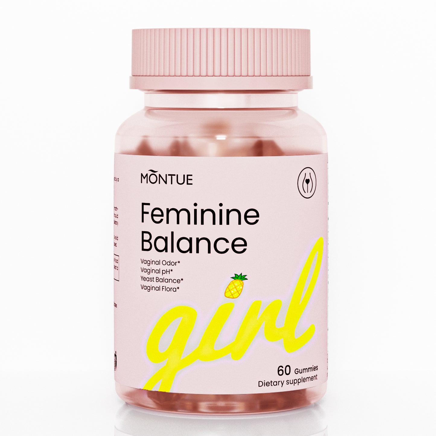 Montue Feminine Balance - Vegan Gummies with Probiotics for Daily Female Well-being